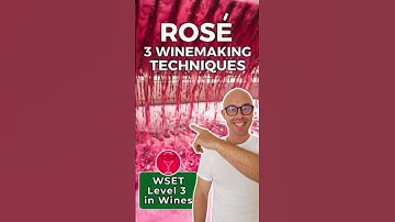 How Is Rosé Wine Made?  3 Methods Explained #roséwine #wineeducation #winemaking #wine #winetasting