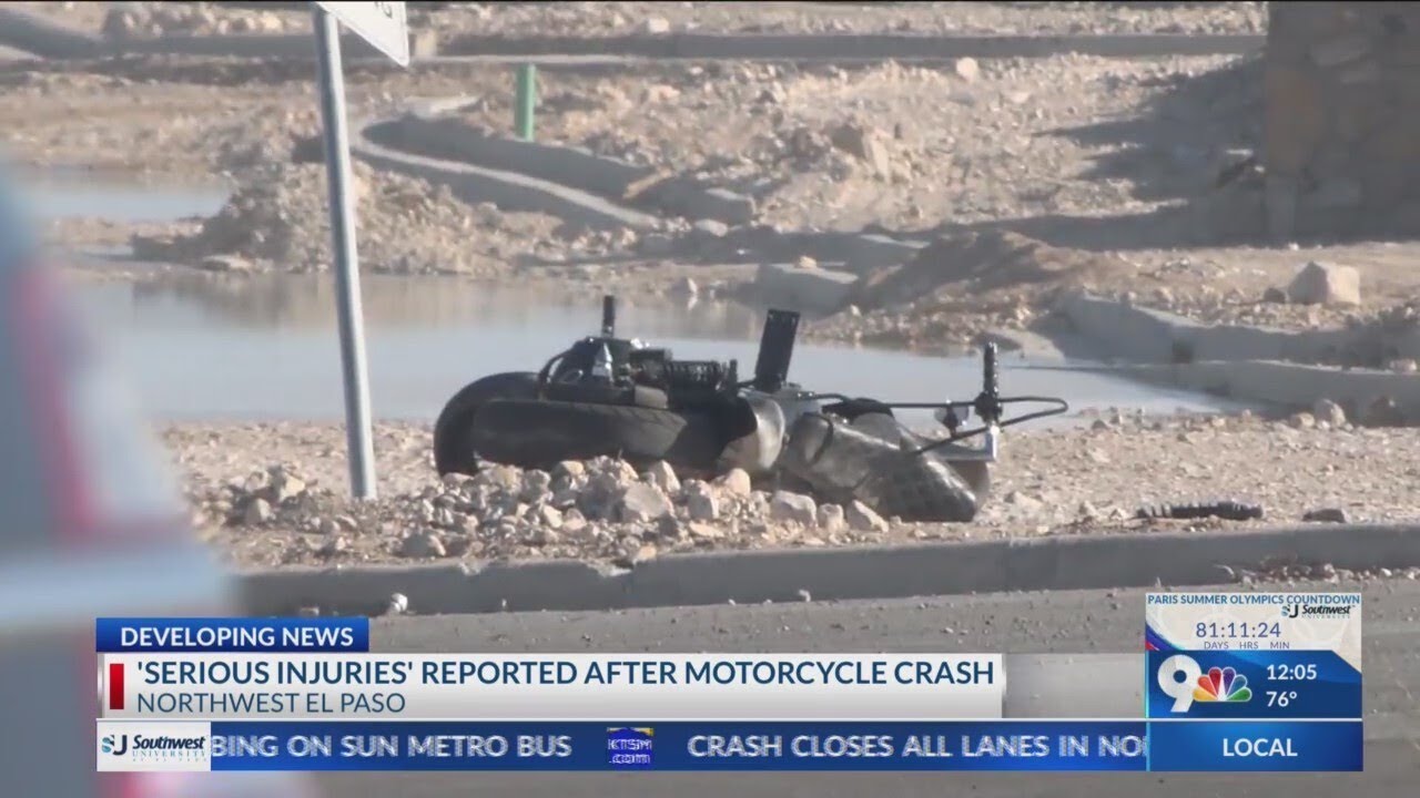 EP Police investigate motorcycle crash - YouTube