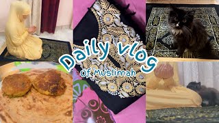 Daily Vlog of Muslimah 🧕| Cooking 🧑‍🍳 | Prayers 📿 Productive day 🌷| #silentvlog #fFD15