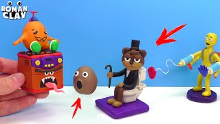 Sir Poops a Lot and other Poppy Playtime Chapter 2 with Clay | Roman Clay Tutorial