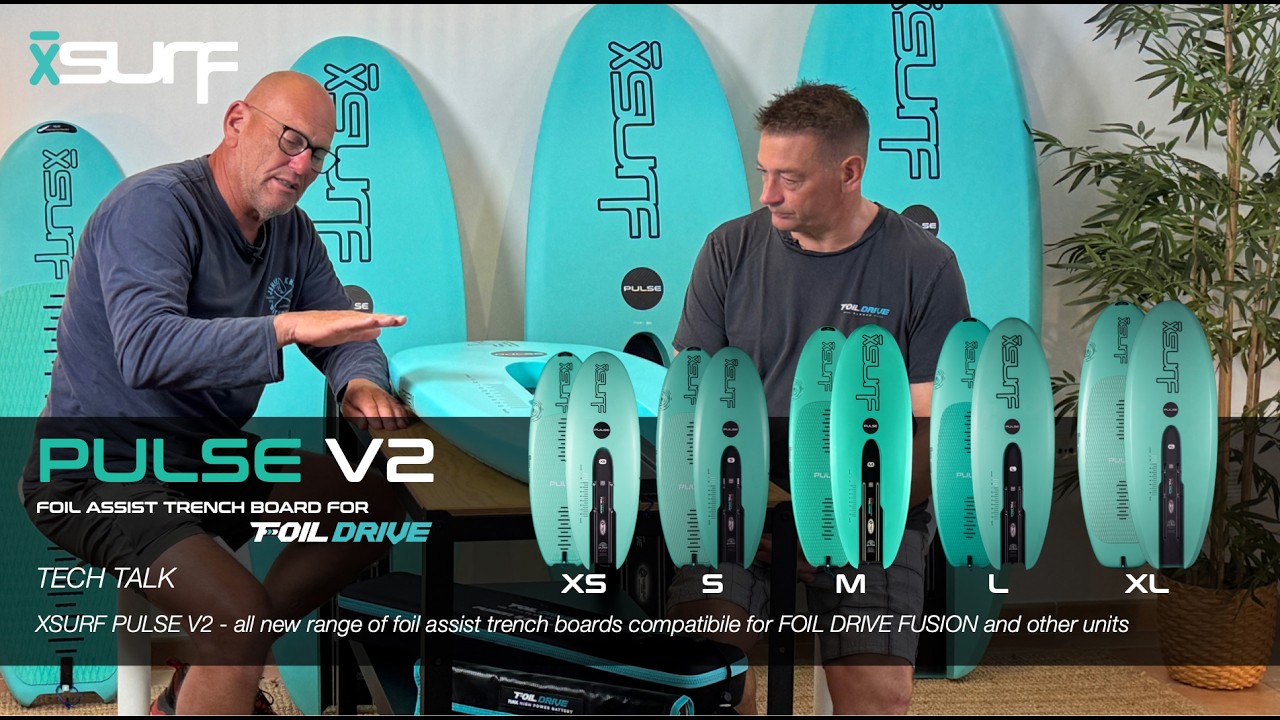 XSURF PULSE V2: Foil-Assist Trench Boards for Foil Drive | Tech