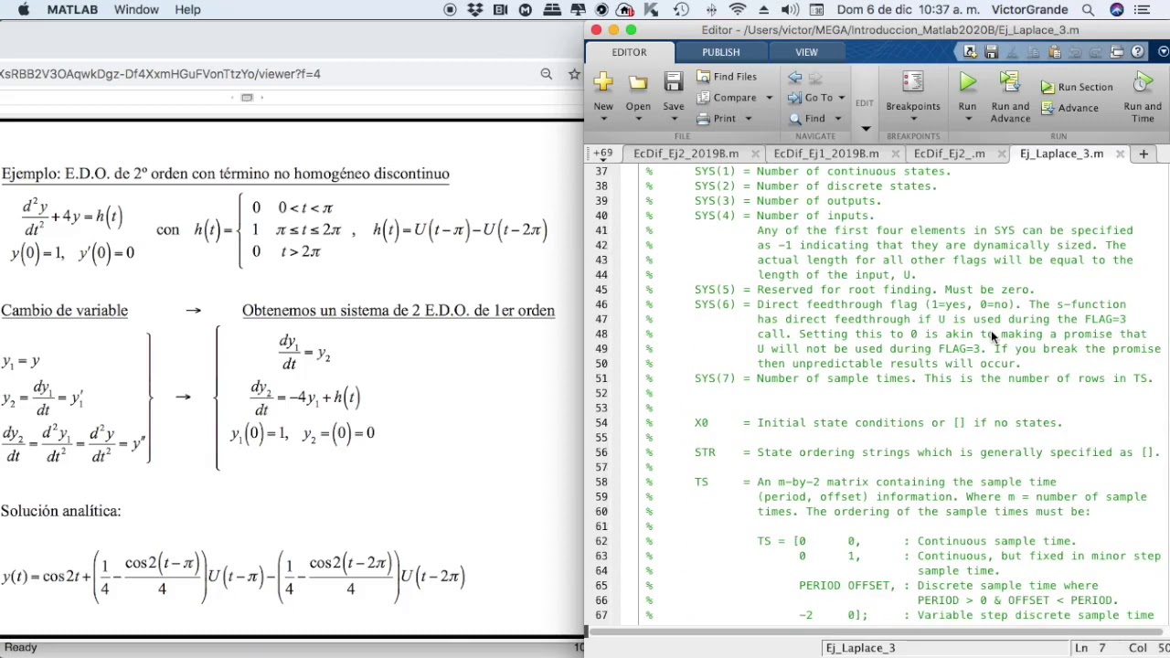 Simulink_9 EDO2_Laplace - YouTube