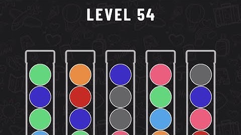 Ball Sort Puzzle Level 54 #ballsortpuzzle #ballsortpuzzlegameplay #puzzlegame #mobilegames