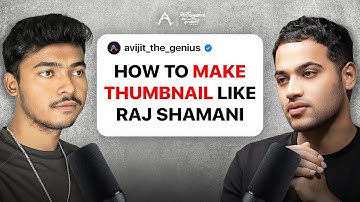 How To Make Thumbnail like Raj Shamani in Photoshop! (EASY TUTORIAL)