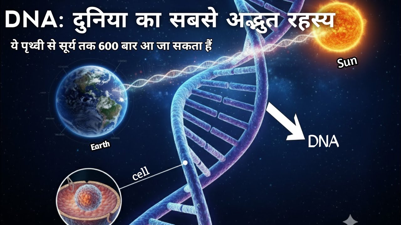 DNA: हमारे शरीर का सबसे अद्भुत रहस्य Very Important Fact about Dna 