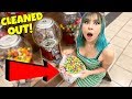 CLEANING OUT A GUMBALL MACHINE!!!