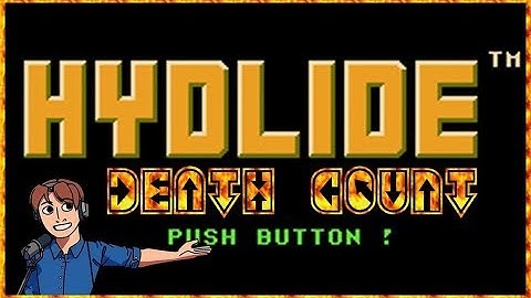 Hydlide Stream | ProJared Plays - Death Count