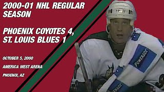 Phoenix Coyotes 4, St. Louis Blues 1 Partial Game October 5, 2000