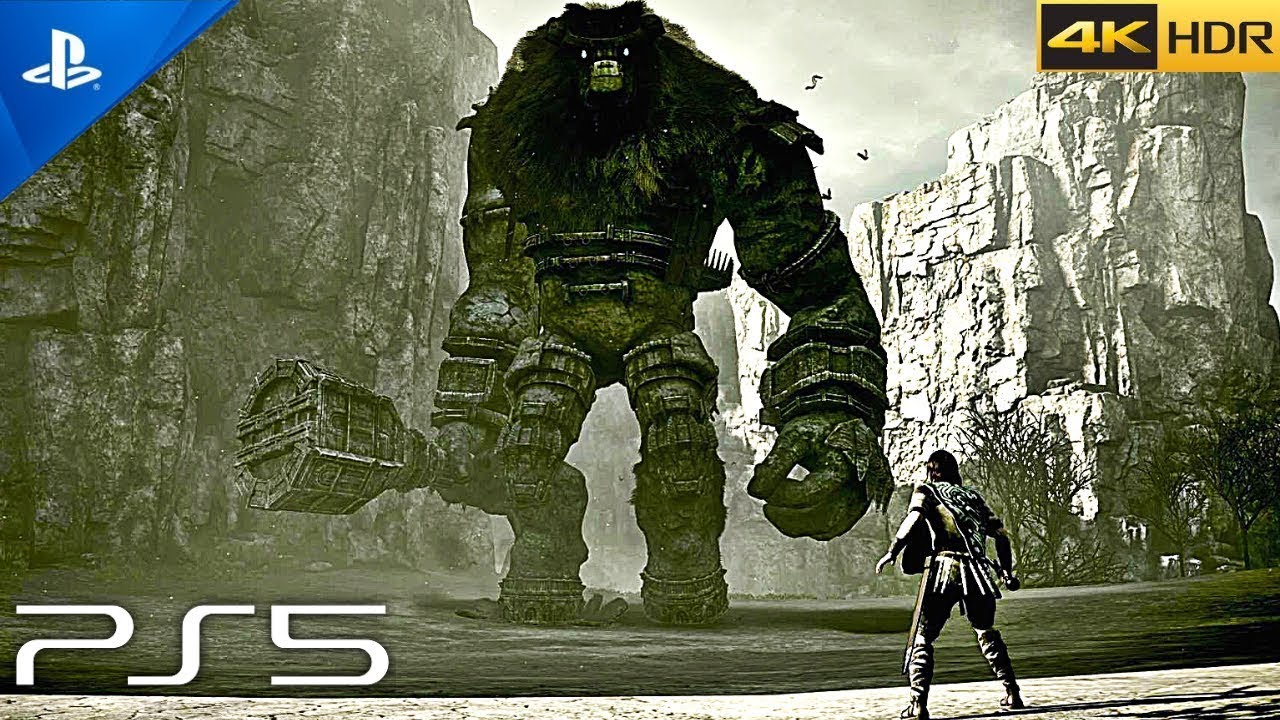 Actualización de Shadow of the colossus en PS5 para mejorar texturas