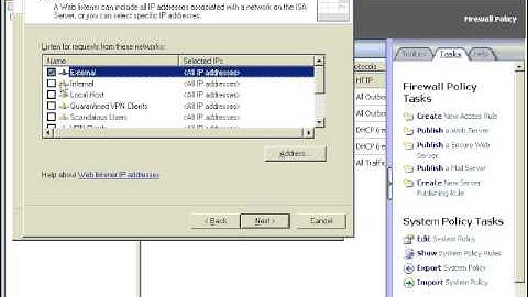 WINDOWS ISA SERVER 2004  publishing1