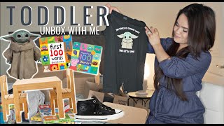 UNBOXING VIDEO : ALL FOR MY TODDLER (CLOTHES, BOOKS, STUDY TABLE &amp; CHAIRS, MATS &amp; MORE!