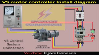 VS Motor Connection Diagram | Engineers CommonRoom ।Electrical Circuit Diagram screenshot 4