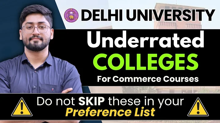 UNDERRATED COLLEGES OF DU | Don't SKIP in your PREFERENCE LIST