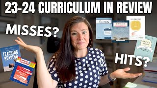 20232024 HOMESCHOOL CURRICULUM HITS & MISSES || What Worked & What Didn't || First Grade & PreK