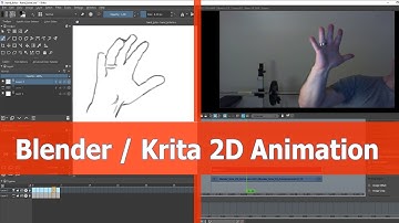 Krita Animation & Blender Tutorial