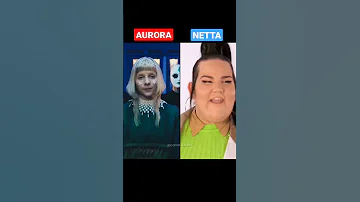 AURORA vs NETTA - No Autotune #shorts