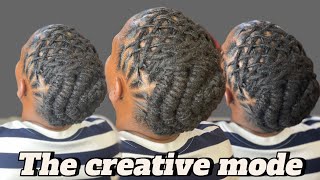 The creative mode flat style #subscribe #locs #dreadstyles #braid #fyn #dreadlocks #naturalhair #ai