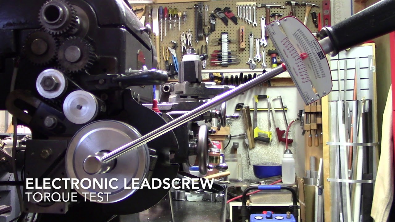 Electronic Leadscrew Torque Test
