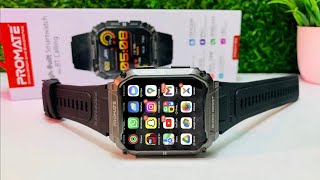 Promate Xwatch S19 Smartwatch Review 🔥 1.95' *BIGGEST DISPLAY*   CALLING FEATURES |Best Smart Watch