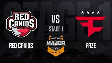 RED Canids vs FaZe | StarLadder Budapest Major 2025 - STAGE 1 - Day 3