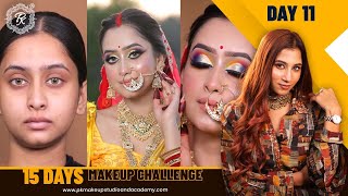 Day 11 | 15 days Makeup challenge | Online class | @pkmakeupstudio