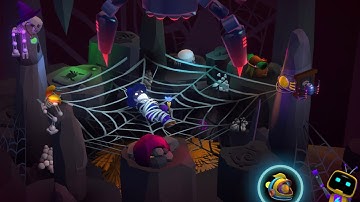 Tiny Robots Portal Escape - Chapter 1: Gone Grandpa, (Level 5 : Webs Of Peril)