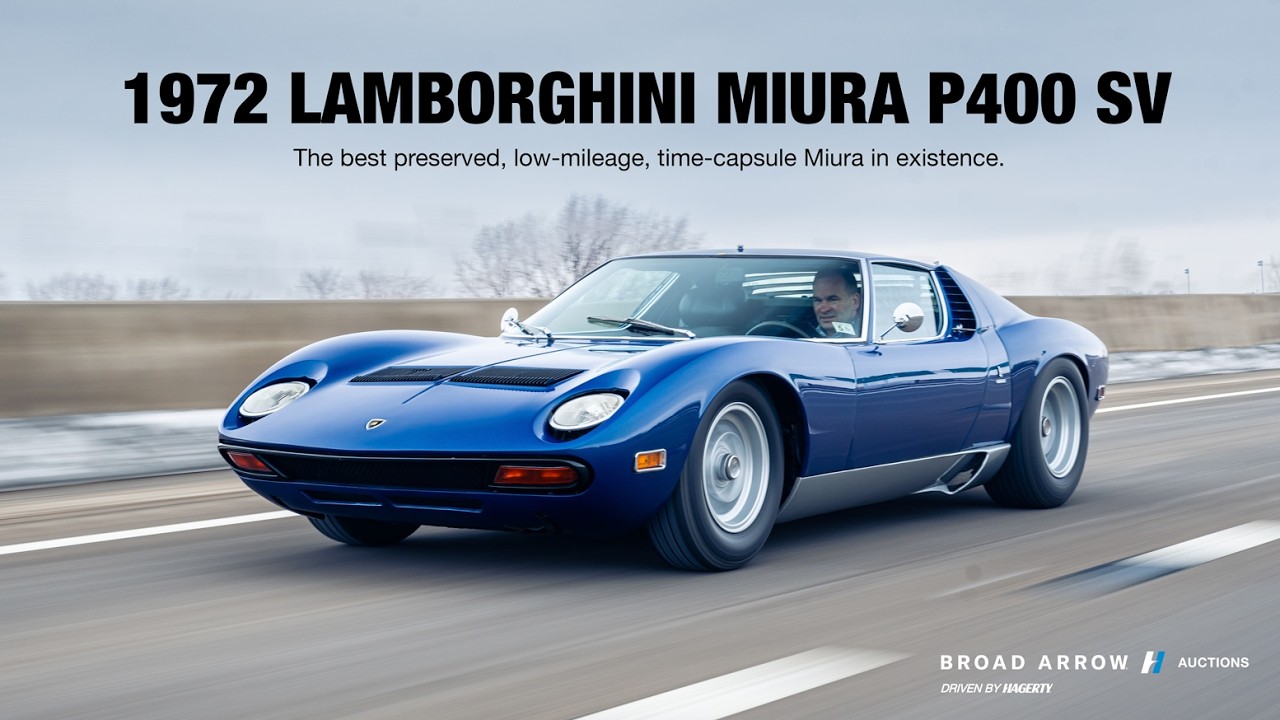 The Ultimate Miura | 1972 Lamborghini Miura P400 SV | Broad Arrow