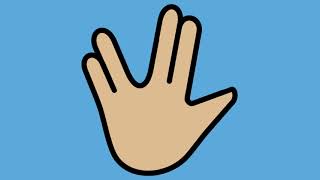 VULCAN SALUTE EMOJI MEANING, VULCAN SALUTE EMOJI #livelongandprosper #spreadthelove #bestwishes