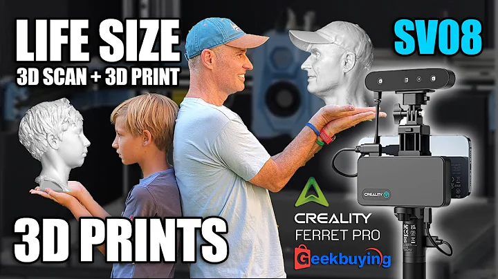 Guide to 3D Scanning & Printing Our Life-Size Heads with Creality CR-Scan Ferret Pro & Sovol SV08