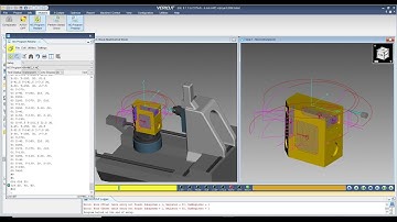 MasterCAM 2019 Tutorial #37 | 4Axis HMC & Simulation NC code
