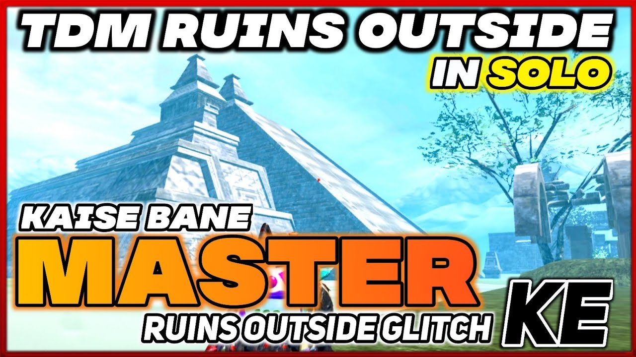 How To Master In Solo Tdm Ruins Outside  | Tdm Ruins Outside In Solo