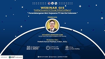 [ Live ] Webinar GIS  “Enabling Geospatial 4.0 Through Artificial Intelligence”