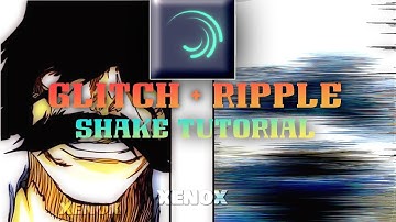 🔥 Alight Motion Glitch + Ripple Shake Tutorial | Smooth & Easy Effects for Edits (2025)