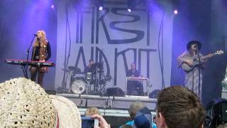 FIRST AID KIT--THIS OLD ROUTINE--MALAKOFF ROCKFESTIVAL 2013--(Klara tries to speak norwegian)