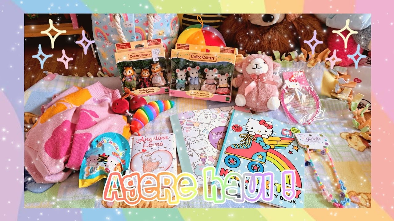 AgeRe Haul! 🌈🩷 Fidgets, Calico Critters, Coloring books and more ! 🍭💗