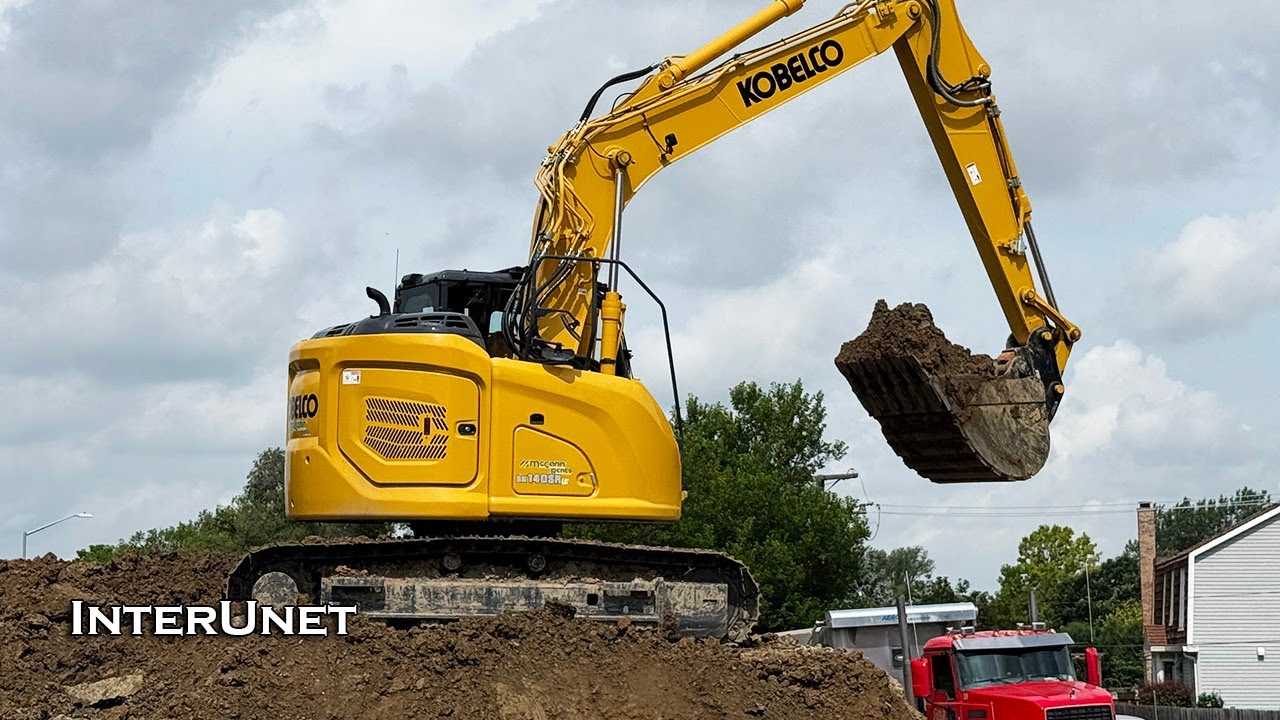 KOBELCO SK140SRLC 1/50　黄色 Kobelco SK 140 SRLC-7 Hydraulic Excavator - US Version - 2220-01