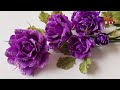 Rose Flower From Paper | How To Make | Crepe paper | Paper Flower - Hana DIY