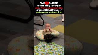 He Was Happy With His Milk… Then He Heard Mom! 😂👶