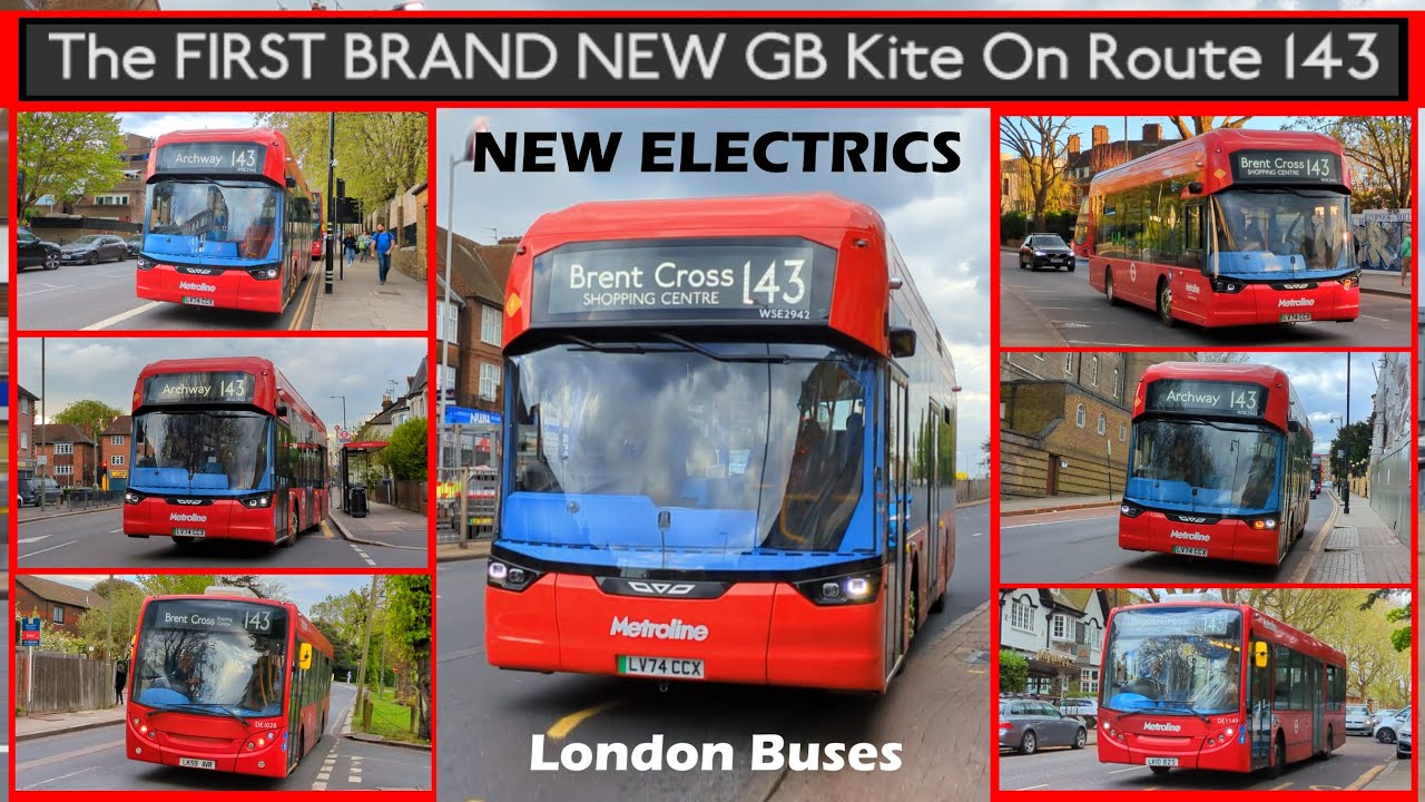 The FIRST BRAND NEW GB Kite On London Bus Route 143 Replacing the-first-brand-new-gb-kite-on-london-bus-route-143-replacing