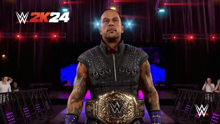 WWE 2K24 - Damian Priest ENTRANCE As The WWE World Heavyweight Champion (PS5)