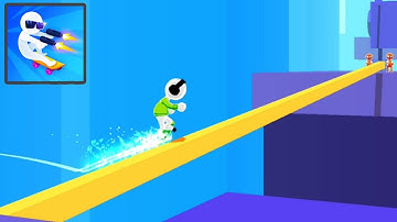 Stickman Skate 3D Gameplay walkthrough Levels 1 -10 (Android)