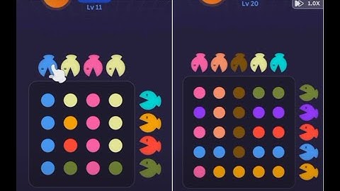 Bean Chomper Match Color - Level 11 To Level 20