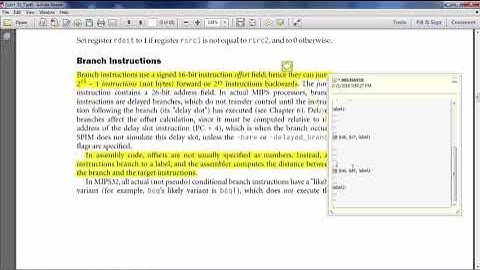 CS47: Lecture 11, Part 2 (MIPS Branch Instruction Concept)