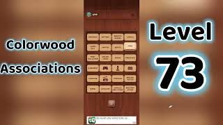 Colorwood Associations Level 73 Answers 🧩✨ | Go Answer
