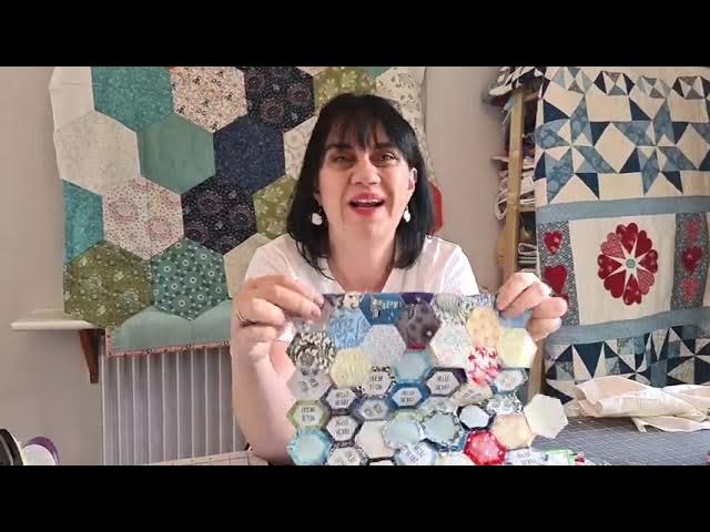 English Paper Piecing: Removing the Paper Templates 