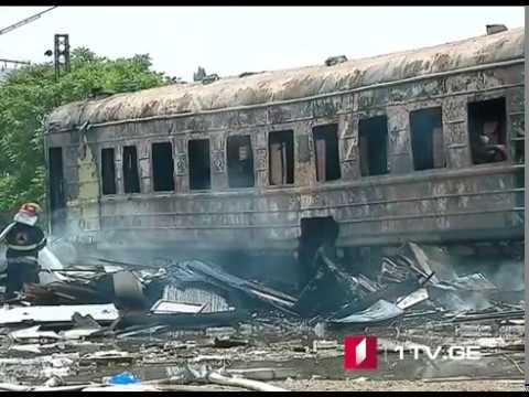 თბილისში, ვანის ქუჩაზე უმოქმედო სატვირთო ვაგონი დაიწვა