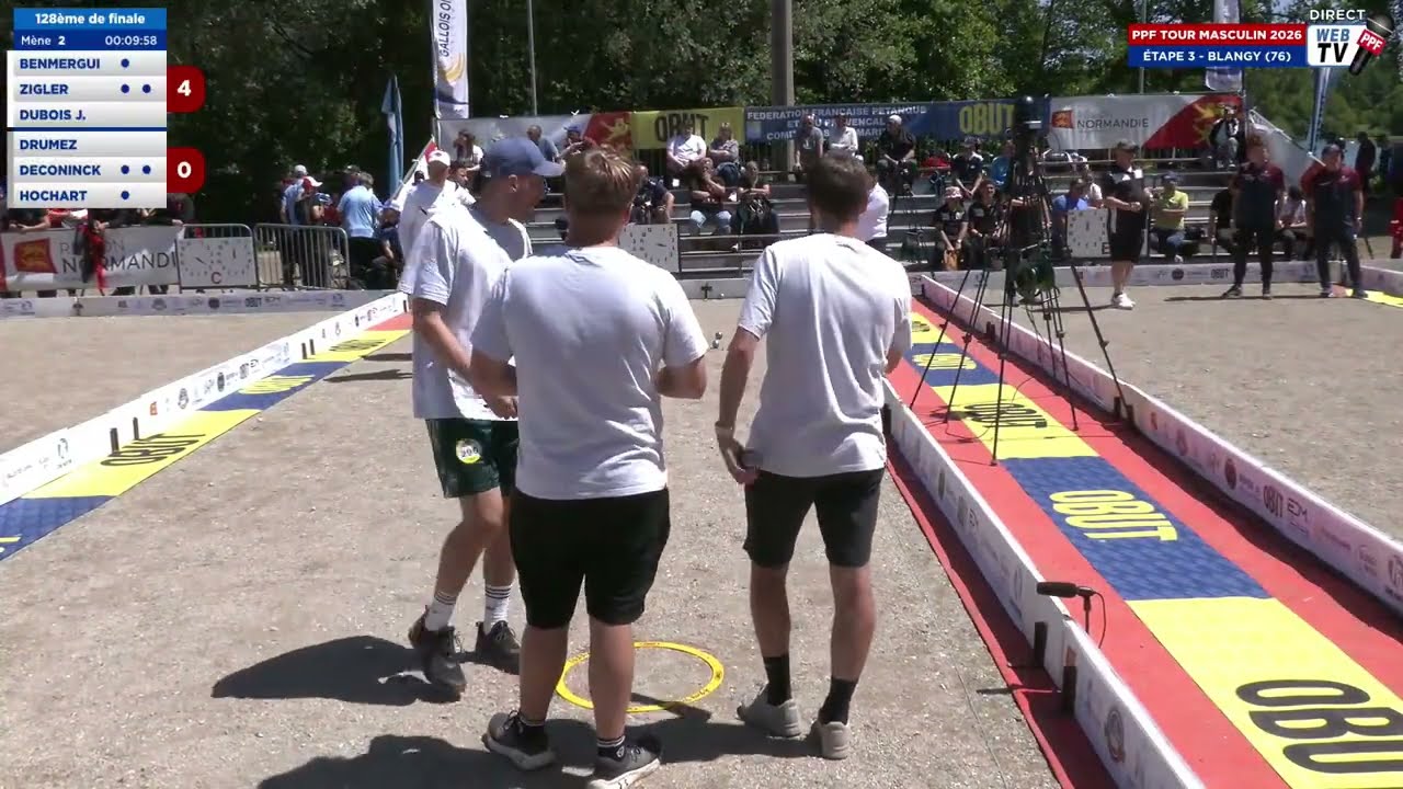 Miniature : PPF TOUR MASCULIN 2026 - Étape 3 - BLANGY-SUR-BRESLE - 128ème de finale - BENMERGUI vs DRUMEZ.