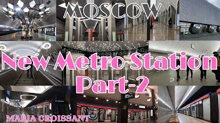 Life in Moscow New Metro Station   So stylish！