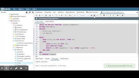 Cursor no PostgreSQL