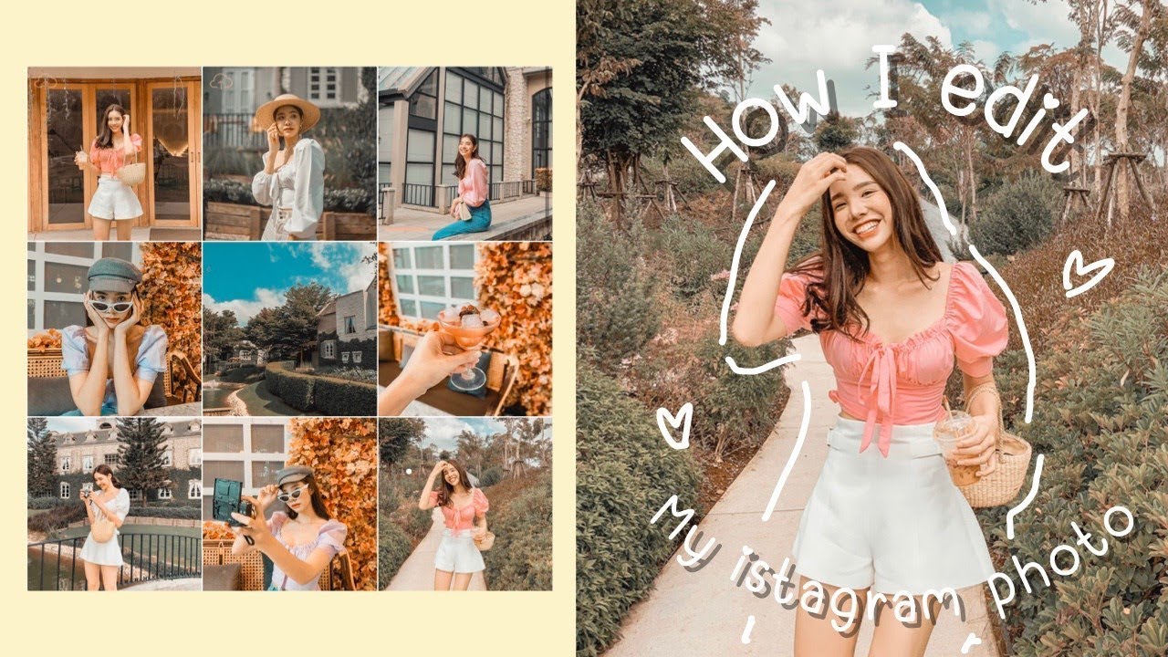 How I edit my instagram photo #ep2 แต่งรูปคุมโทนส้มสุดปังในคลิ๊กเดียว!